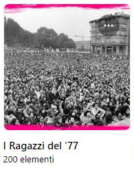 Album dei Ragazzi del '77 su Facebook - Volume 1